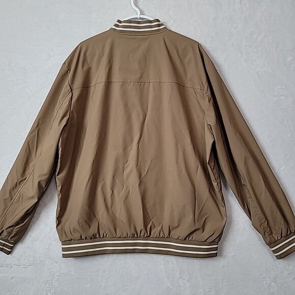 Outdoor Jacket Always Striving For Excellence Tan Men's Size XXL Bomber Jacket - Picture 10 of 14
